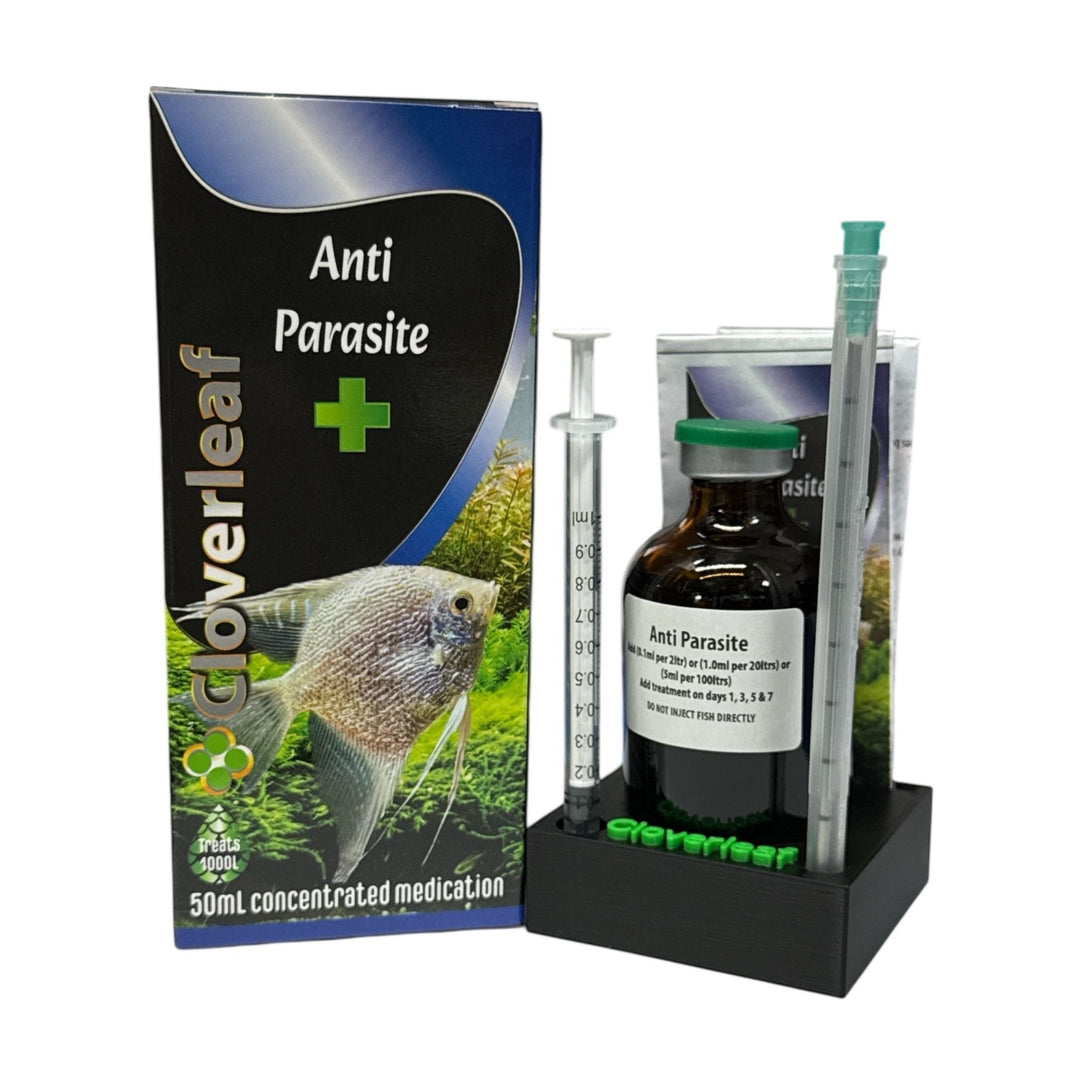 Cloverleaf Anti Parasite Treatment 50ml AquariumWaterTreatment at Pond Supplies Essex Online Store 