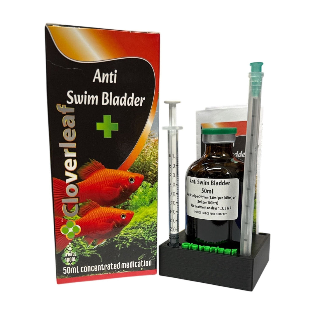 Cloverleaf Anti-Swim Bladder treatment 50ml AquariumWaterTreatment at Pond Supplies Essex Online Store 
