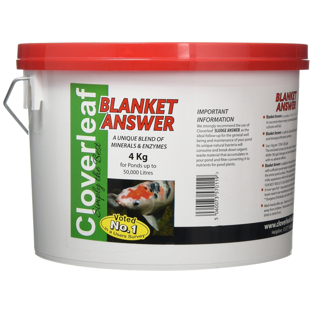 Cloverleaf Blanket Answer BlanketAnswer Treatment at Pond Supplies Essex Online Store 