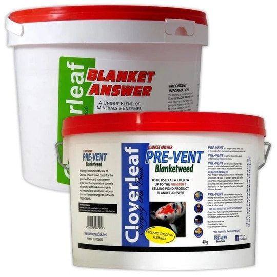 Cloverleaf Blanketweed Solution Bundle BlanketAnswer Treatment at Pond Supplies Essex Online Store 