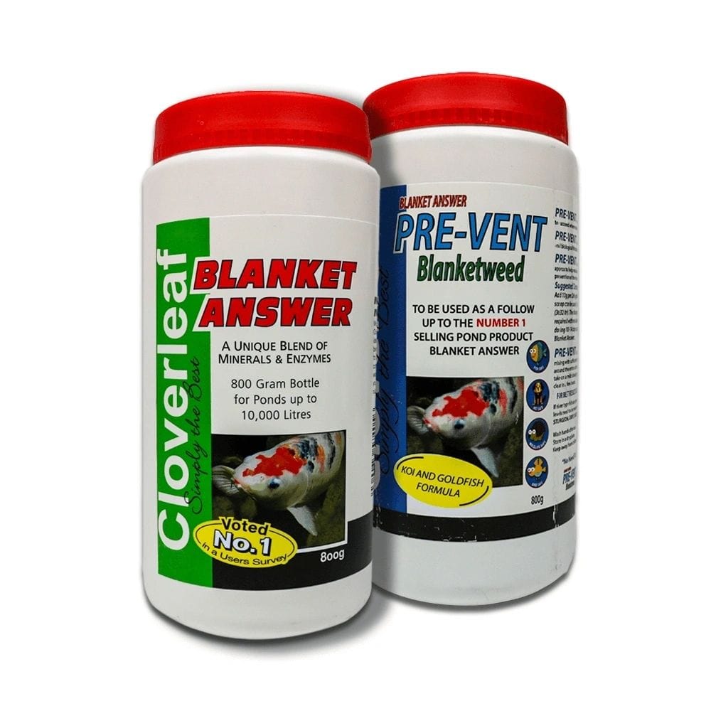 Cloverleaf Blanketweed Solution Bundle BlanketAnswer Treatment at Pond Supplies Essex Online Store 