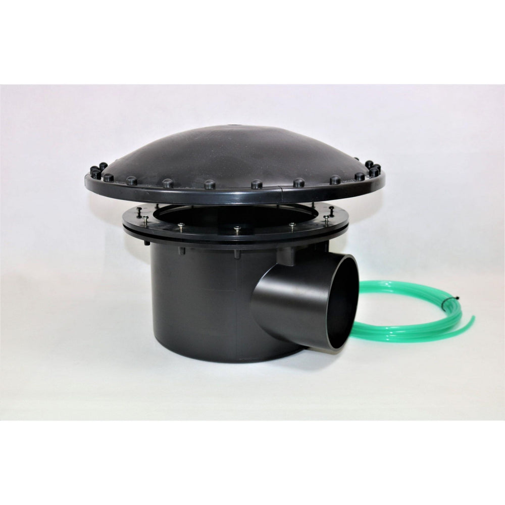 Cloverleaf Bottom Drain with Dome Bottom Drain at Pond Supplies Essex Online Store 