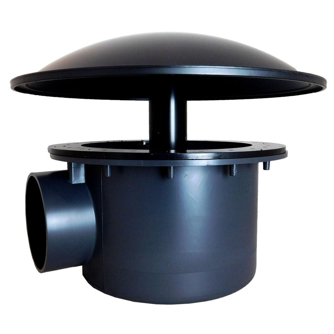 Cloverleaf Bottom Drain with Dome Bottom Drain at Pond Supplies Essex Online Store 
