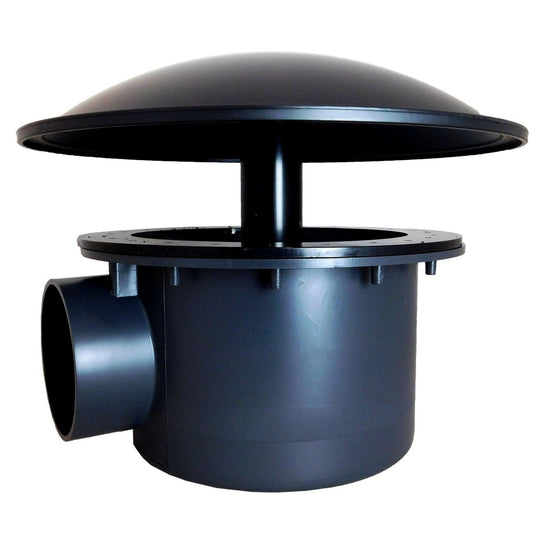 Cloverleaf Bottom Drain with Dome Bottom Drain at Pond Supplies Essex Online Store 
