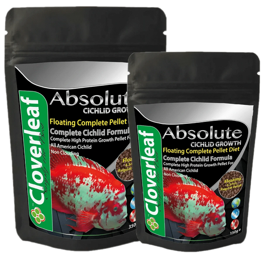 Cloverleaf Cichlid Growth Diet 4.5mm Floating Pellets Aquarium fish food at Pond Supplies Essex Online Store 