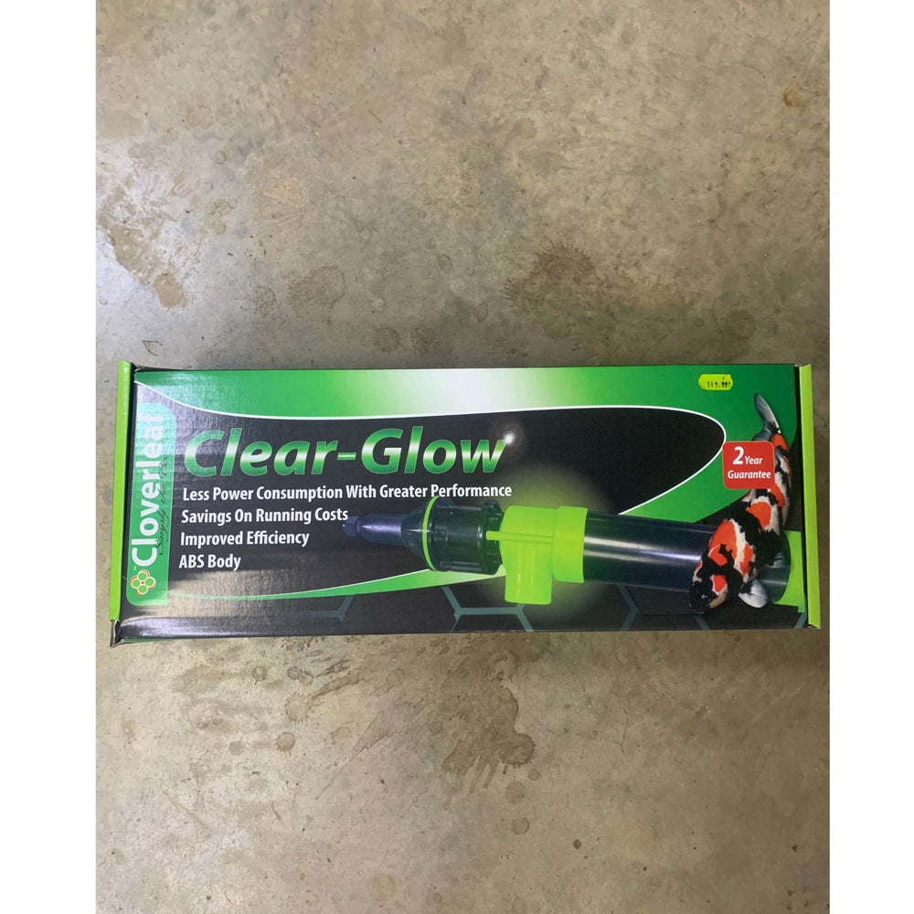 Cloverleaf Clear-Glow Plastic UV-C Clarifiers (24w-72w) Uv Clarifier at Pond Supplies Essex Online Store 