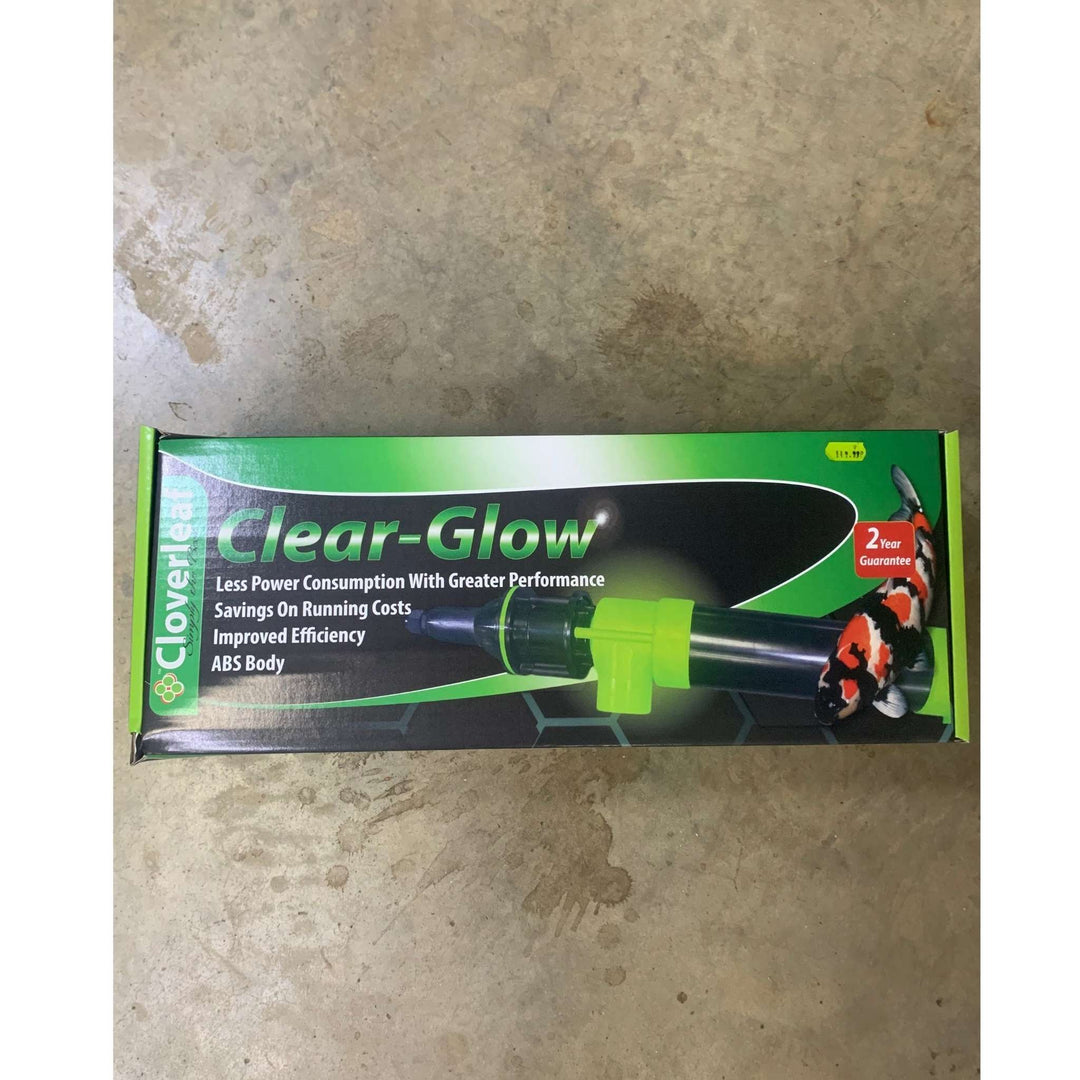 Cloverleaf Clear-Glow Plastic UV-C Clarifiers (24w-72w) Uv Clarifier at Pond Supplies Essex Online Store 