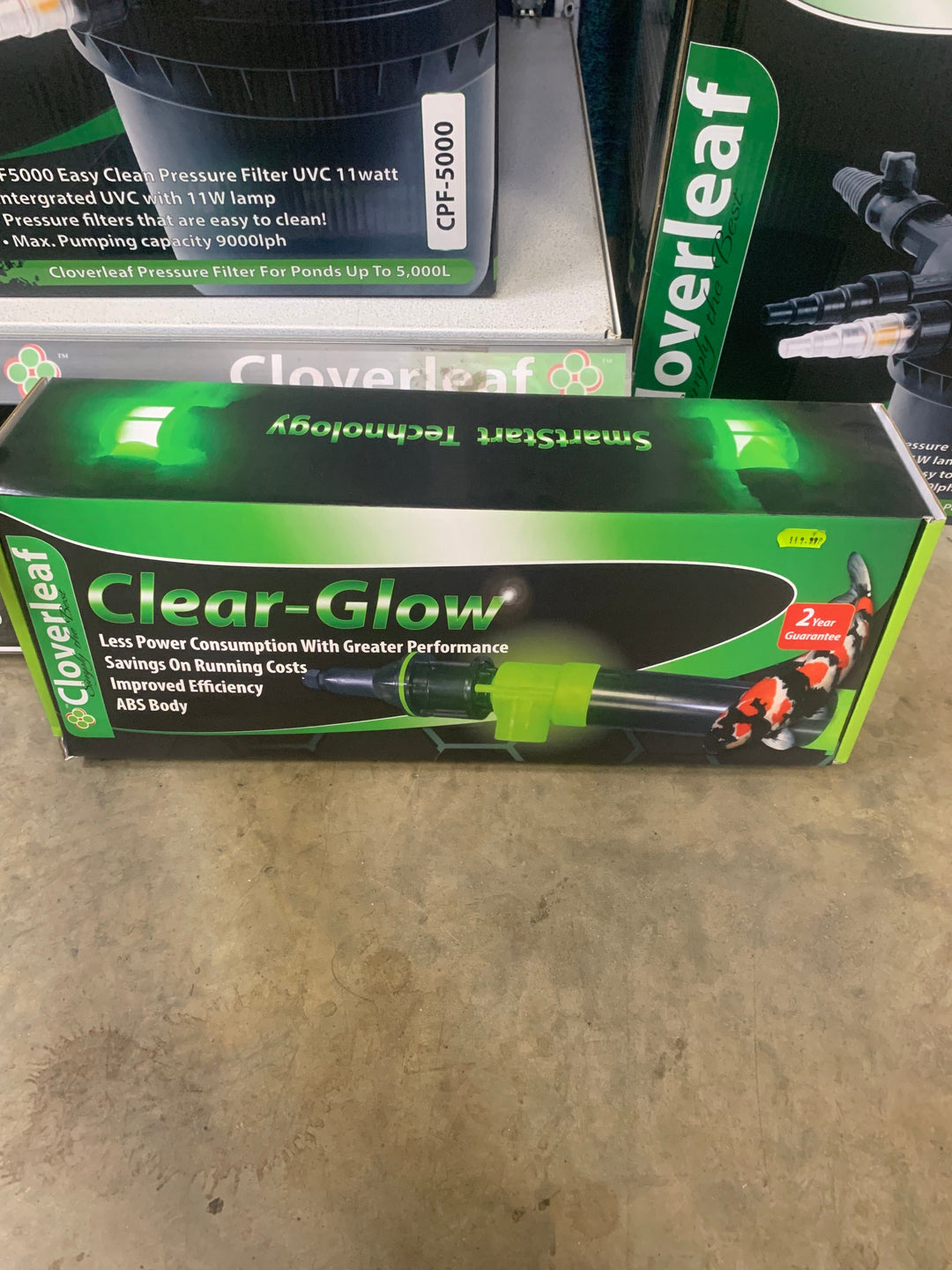 Cloverleaf Clear-Glow UV-C Clarifiers (24w-72w) Uv Clarifier Cloverleaf