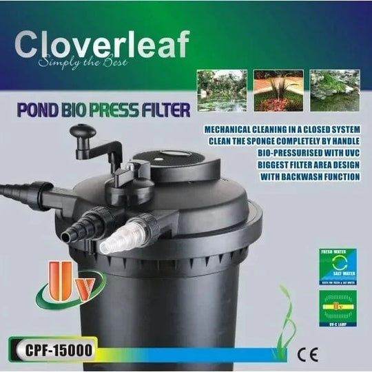 Cloverleaf CPF Pressure Filters Pressure filter at Pond Supplies Essex Online Store 