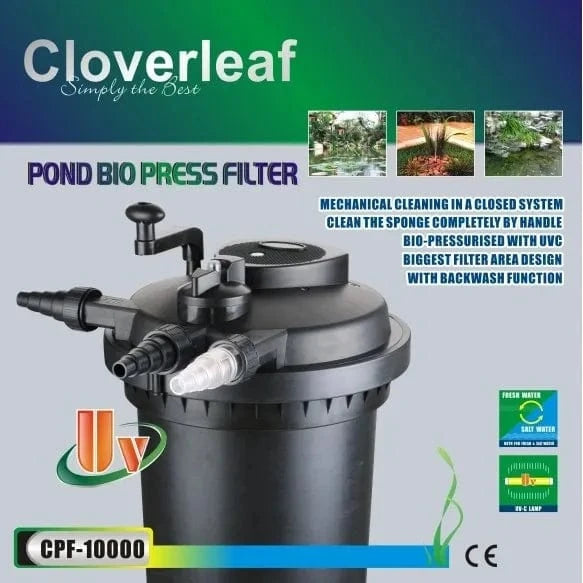 Cloverleaf CPF Pressure Filters Pressure filter at Pond Supplies Essex Online Store 