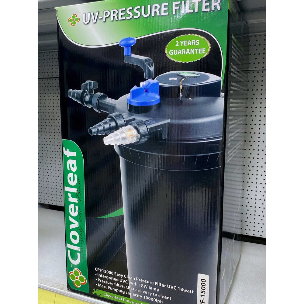 Cloverleaf CPF Pressure Filters Pressure filter at Pond Supplies Essex Online Store 