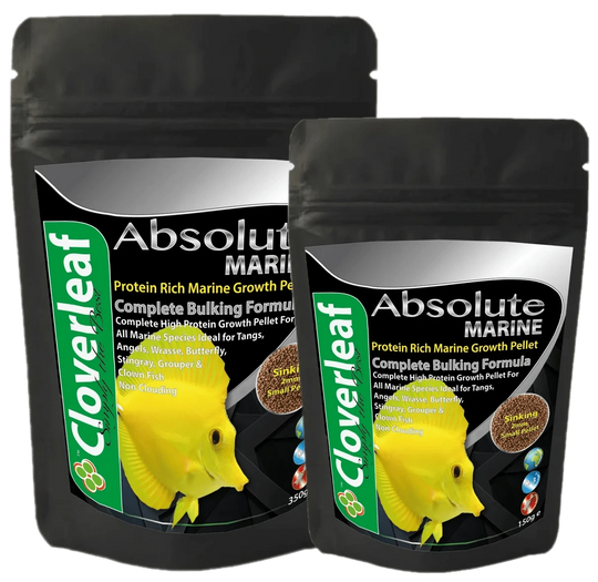Cloverleaf Marine Fish Diet 2mm Sinking Pellets Aquarium fish food at Pond Supplies Essex Online Store 
