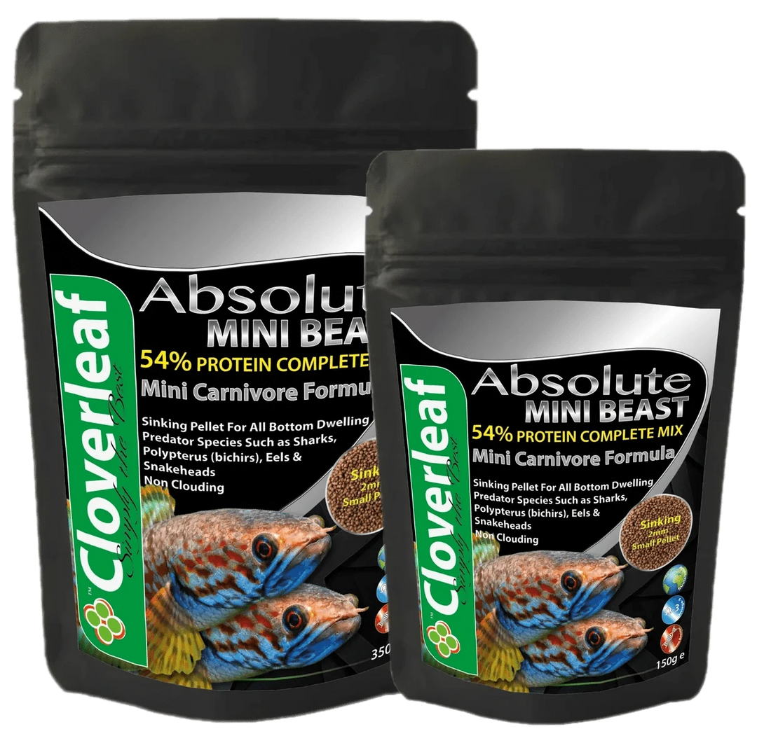 Cloverleaf Mini Beast 2mm Sinking Pellets Aquarium fish food Cloverleaf