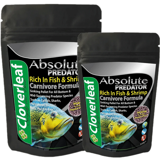 Cloverleaf Predator Diet 4.5mm Sinking Pellets Aquarium fish food at Pond Supplies Essex Online Store 
