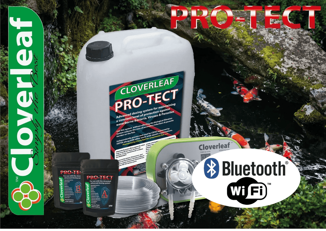 Cloverleaf Pro-tect Professional Pond Dosing System (WI-FI & Bluetooth) Pond Dosing System Cloverleaf