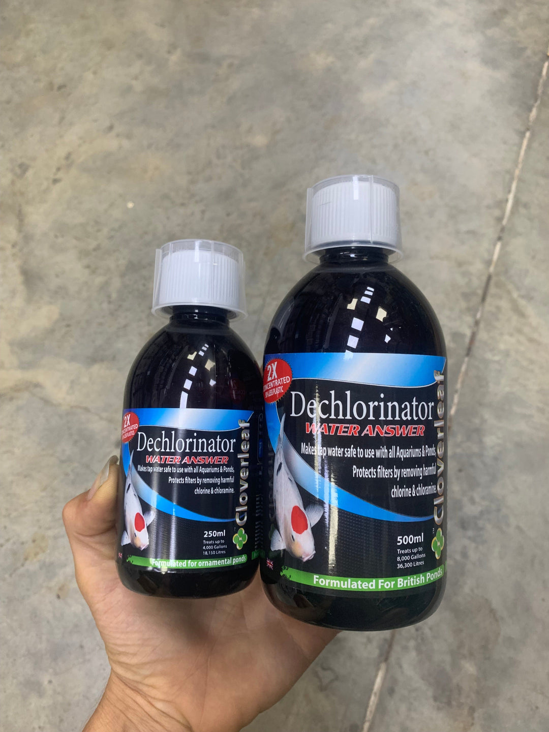 Cloverleaf’s 2x Concentrate Dechlorinator Answer 2xConcentrateTreatment Cloverleaf