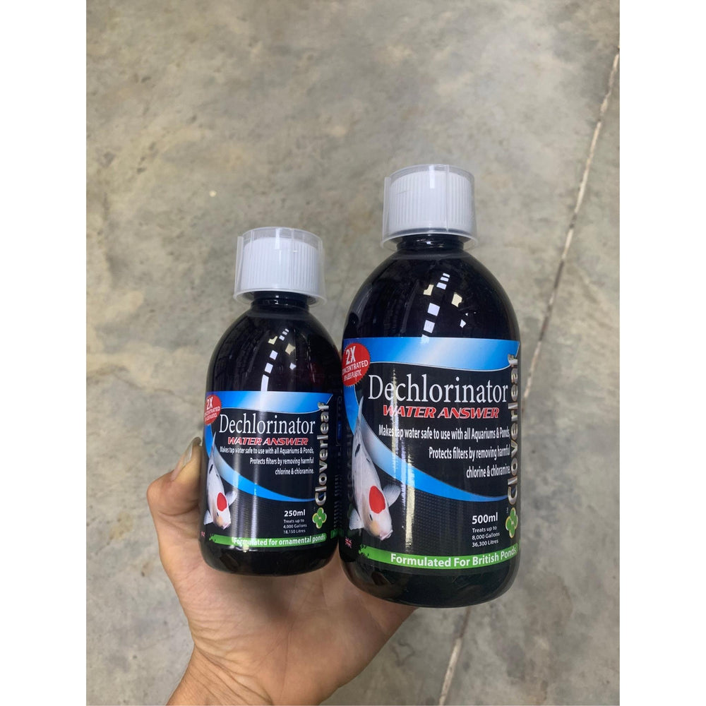 Cloverleaf’s 2x Concentrate Dechlorinator Answer 2xConcentrateTreatment at Pond Supplies Essex Online Store 