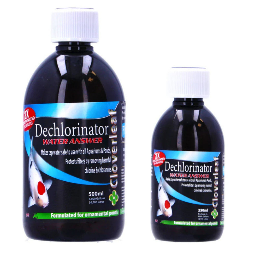 Cloverleaf’s 2x Concentrate Dechlorinator Answer 2xConcentrateTreatment at Pond Supplies Essex Online Store 