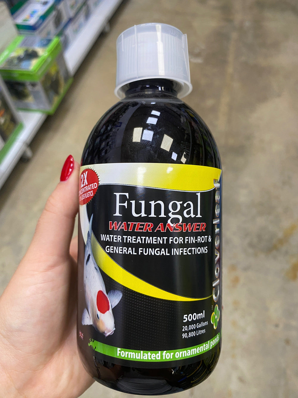 Cloverleaf’s 2x Concentrate Fungal Answer Pond Supplies Cloverleaf