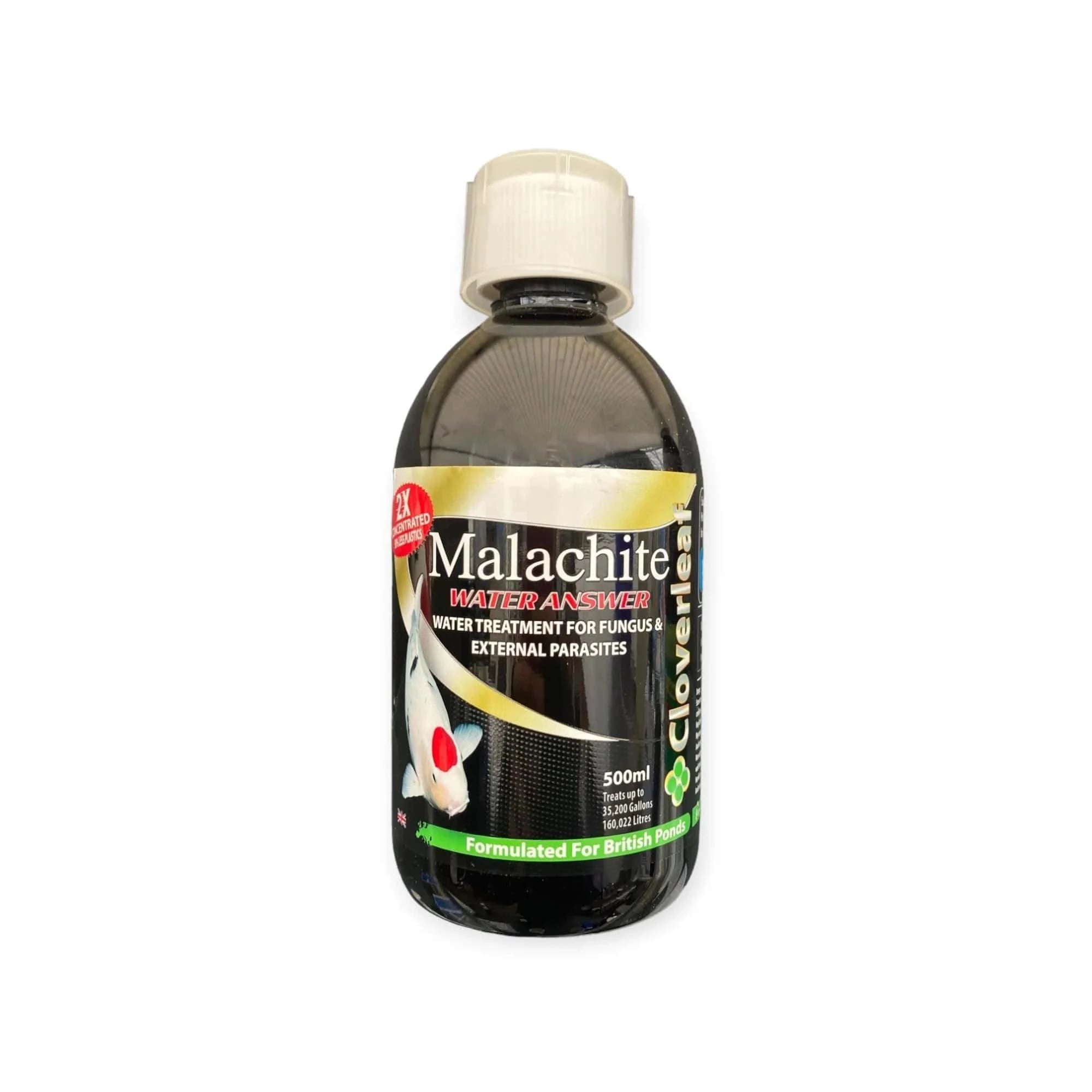 Cloverleaf’s 2x Concentrate Malachite Answer 2xConcentrateTreatment at Pond Supplies Essex Online Store 