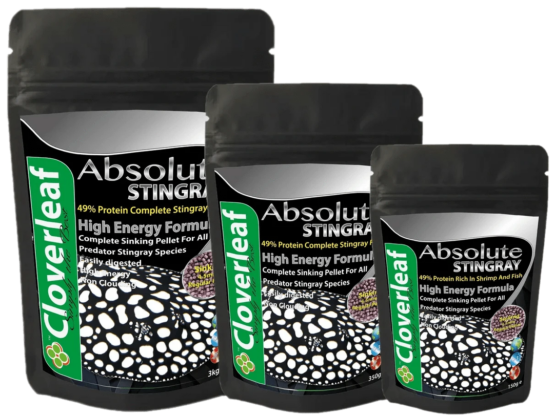Cloverleaf Stingray Diet 4.5mm Sinking Pellets Aquarium fish food Cloverleaf