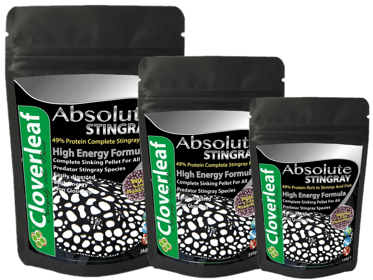 Cloverleaf Stingray Diet 4.5mm Sinking Pellets Aquarium fish food at Pond Supplies Essex Online Store 