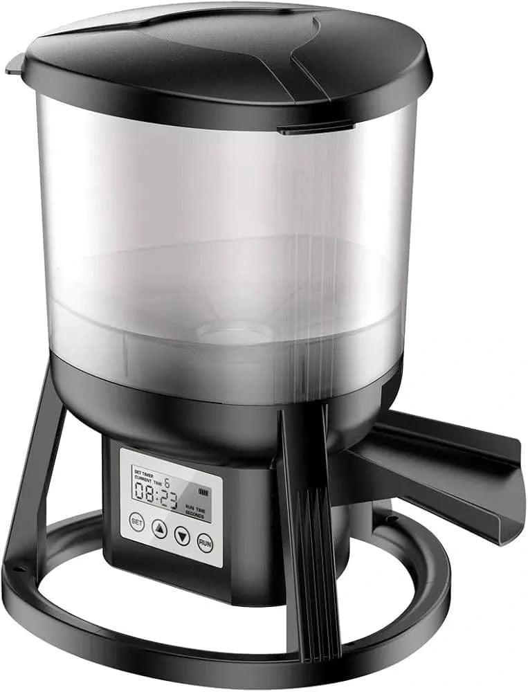 EVO-FEED AUTOMATIC FEEDER (6LTRS) outside of packaging at Pond Supplies Essex