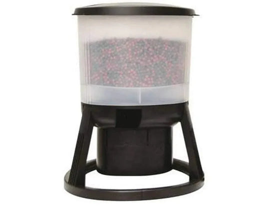 EVO-FEED AUTOMATIC FEEDER (6LTRS) back of the feeder at Pond Supplies Essex