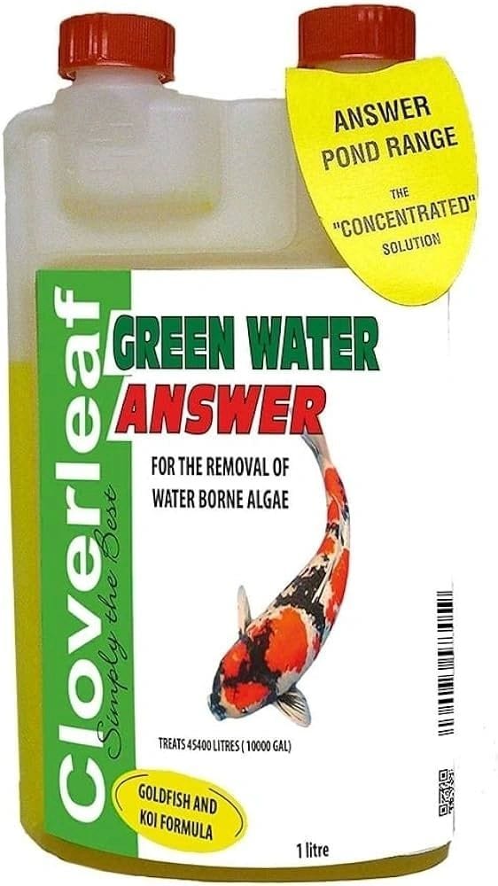 Cloverleaf Green Water Answer WaterConditioner at Pond Supplies Essex Online Store 