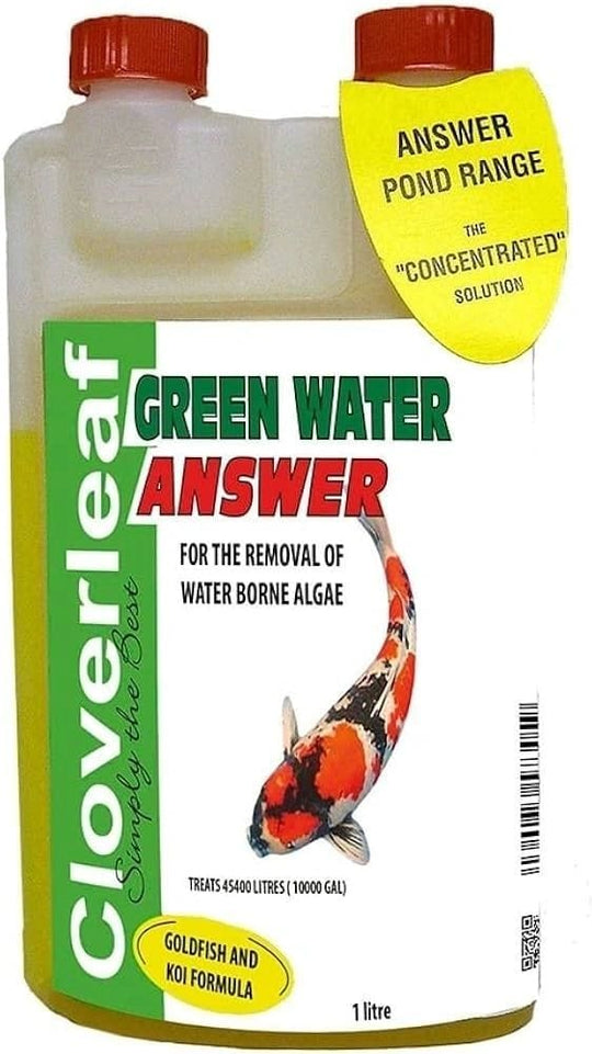 Cloverleaf Green Water Answer WaterConditioner at Pond Supplies Essex Online Store 