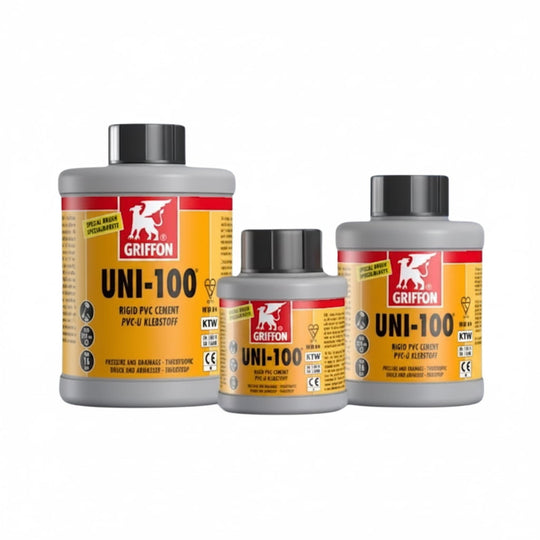 Griffon UNI-100 PVC Solvent Weld Adhesive Adhesive at Pond Supplies Essex Online Store 