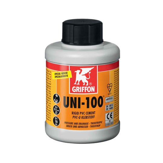 Griffon UNI-100 PVC Solvent Weld Adhesive Adhesive at Pond Supplies Essex Online Store 