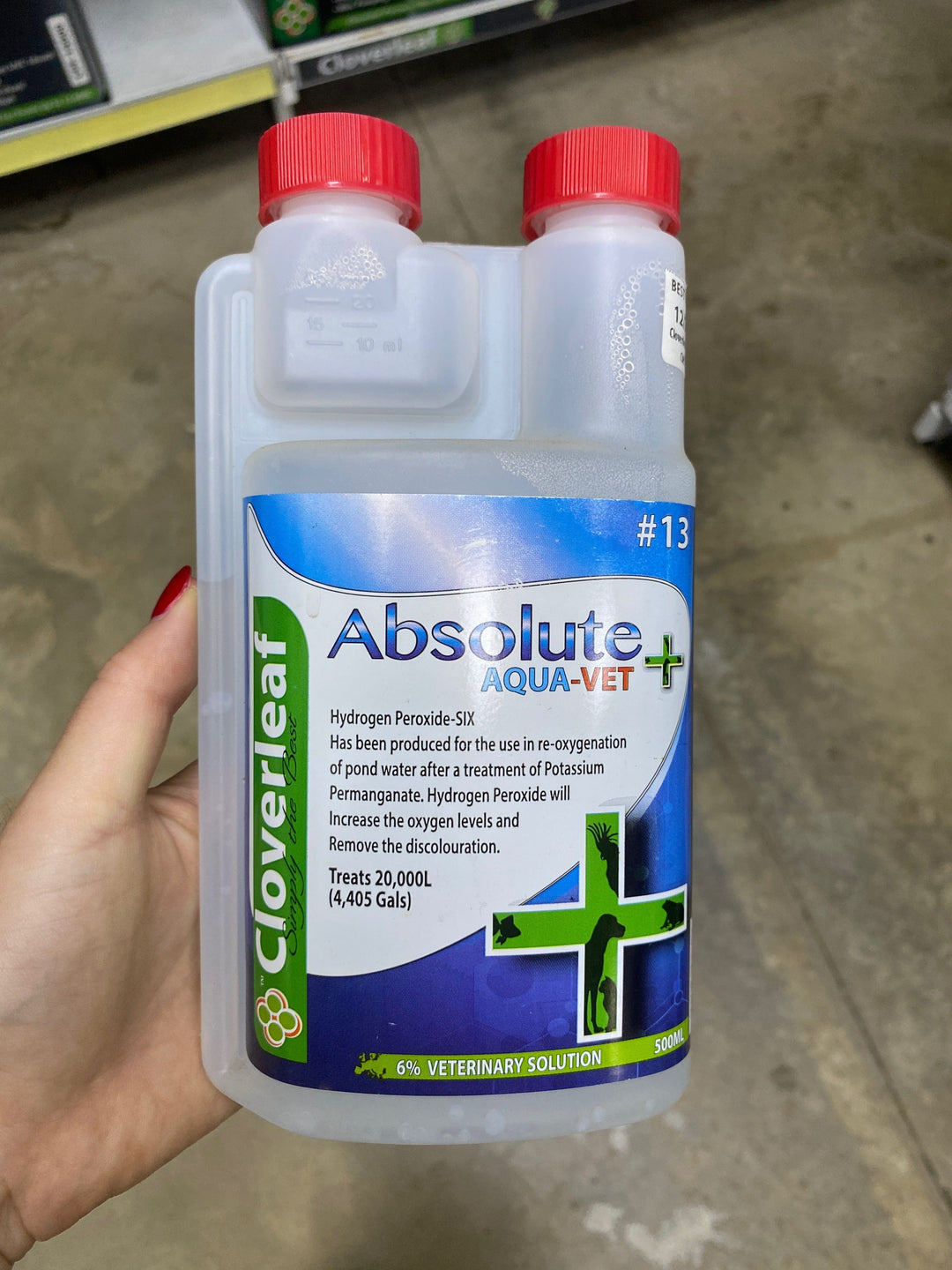 Hydrogen Peroxide Six Treatment Pond Supplies Cloverleaf