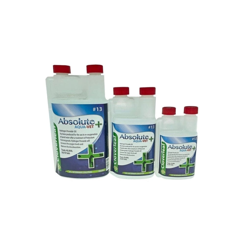 Hydrogen Peroxide Six Treatment Pond Supplies Cloverleaf