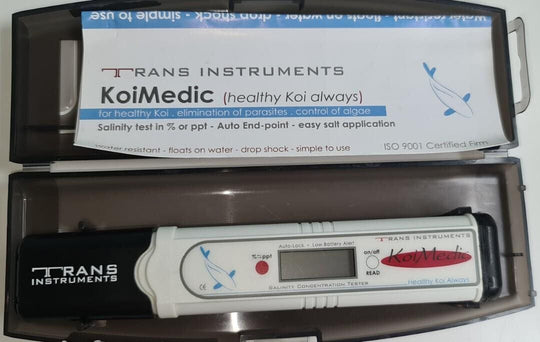 Koi Medic Digital Salinity Tester Water Testing Kit Koi Medic