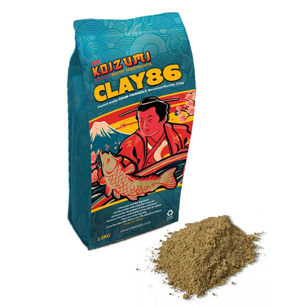 Mr Koizumi Clay 86 Mud Water Treatment WaterConditioner at Pond Supplies Essex Online Store 