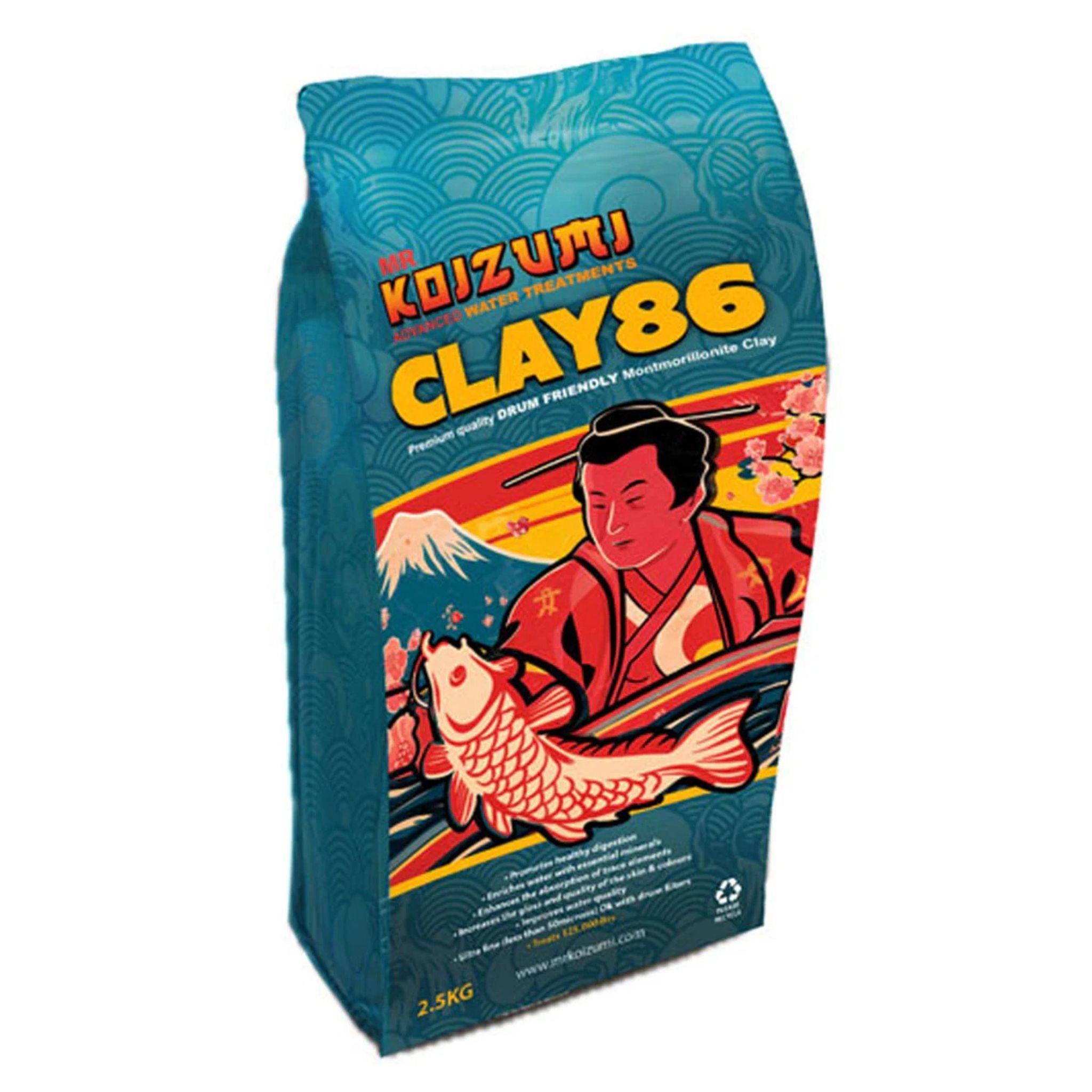 Mr Koizumi Clay 86 Mud Water Treatment WaterConditioner at Pond Supplies Essex Online Store 