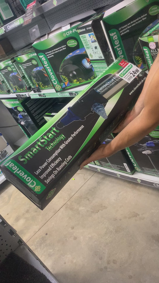 Cloverleaf Smartstart Stainless Steel UV Clarifiers Pond Supplies Cloverleaf video