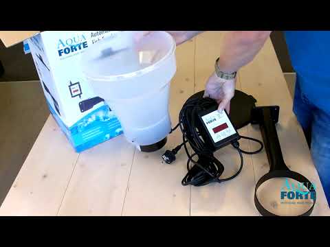 AquaForte Automatic Fish Feeder (EconoFeeder) – 7 Litre Capacity unboxing video by the manufacturer AquaForte themselves.  