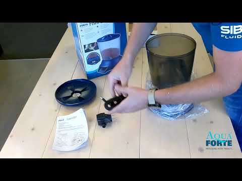 AquaForte Automatic Fish Feeder 5L u boxing video from AquaForte.