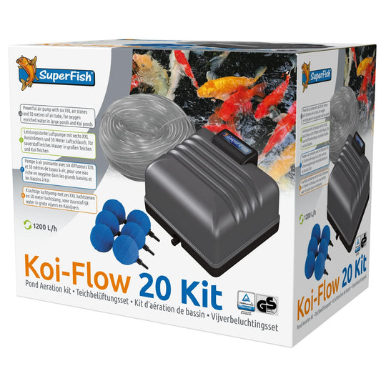 Superfish Koi-Flow Air Pump Sets Air pump at Pond Supplies Essex Online Store 
