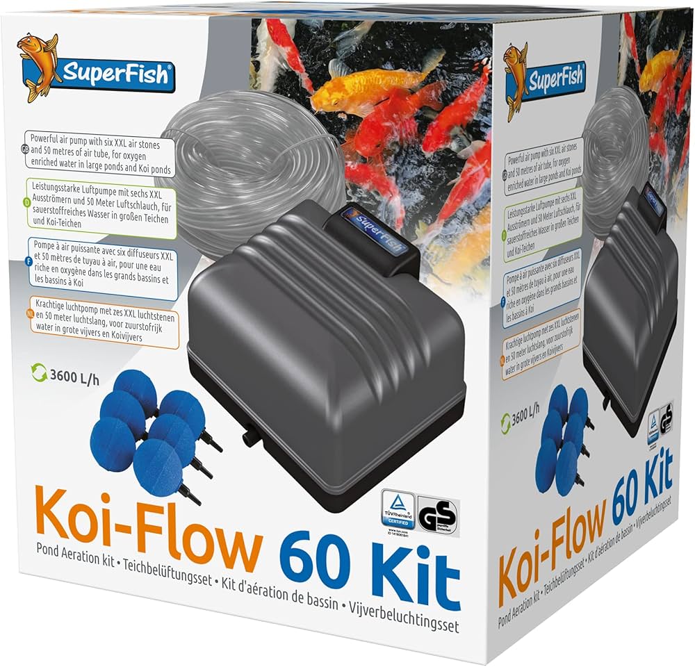 Superfish Koi-Flow Air Pump Sets Air pump at Pond Supplies Essex Online Store 
