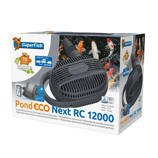 SuperFish PondEco Next RC Pond Pumps Pond pump at Pond Supplies Essex Online Store 