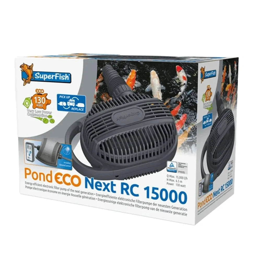 SuperFish PondEco Next RC Pond Pumps Pond pump at Pond Supplies Essex Online Store 