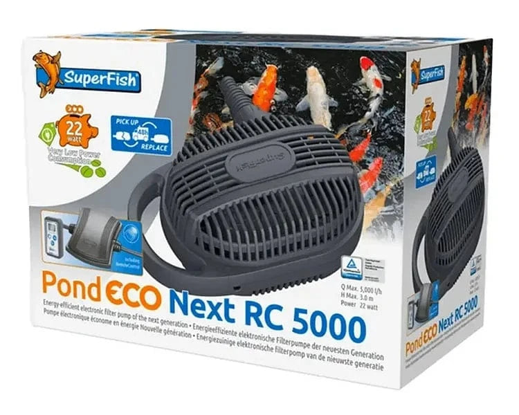 SuperFish PondEco Next RC Pond Pumps Pond pump at Pond Supplies Essex Online Store 