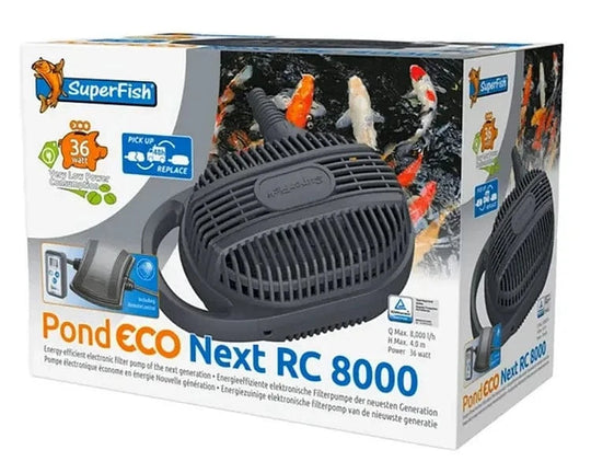 SuperFish PondEco Next RC Pond Pumps Pond pump at Pond Supplies Essex Online Store 